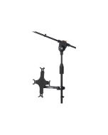 Bespeco TAB100 adjustable and tiltable tablet holder for microphone stand mounting