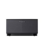 Roland CUBE Lite compact desktop guitar amplifier in a sleek black finish, featuring top-mounted volume and tone controls, a 2.1 channel speaker grille, and an iOS device connection port.