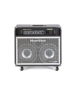 Hartke HyDrive 5210C bass combo amplifier with dual 10-inch HyDrive speakers, tube preamp section, EQ controls, and rugged cabinet design for professional bass performance.