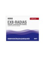 Korg EXB-RADIAS synthesizer expansion board for Korg M3 workstation adding virtual analog synthesis and vocoder capabilities.