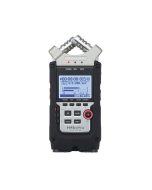 Zoom H4n Pro handheld recorder with X Y stereo microphones dual XLR TRS inputs LCD screen and portable design for professional 4 track field recording
