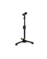 Hercules MS300B LOW PROFILE STRAIGHT MICROPHONE STAND W/EZ MIC CLIP