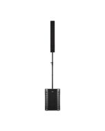 RCF EVOX 12 active line array PA system with 15-inch subwoofer and 8-driver vertical column array for professional live sound