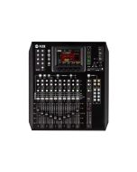 RCF M 20X desktop digital mixer with motorized faders, touchscreen display, and multitrack recording