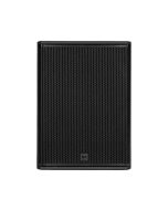 RCF SUB 708-AS MK3 18-inch active PA subwoofer with 1400W Class-D amplifier, bass reflex wooden cabinet, and professional live sound performance