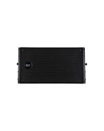 RCF HDL 10-A active line array module with dual 8-inch woofers, 1400W Class-D amplifier, DSP processing, and compact touring design for professional live sound