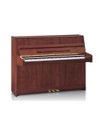 Kawai K-15 upright acoustic piano in polished mahogany finish for home and student use