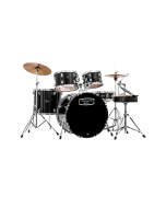 Mapex Tornado TND5294FTC-DB acoustic drum kit 5 piece set black finish 22 inch bass drum full set