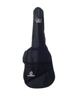 Bespeco BAG50CG classical guitar gig bag nylon 420D Young Line black grey front view