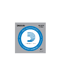 D'Addario PL009 Plain Steel Ball End .009