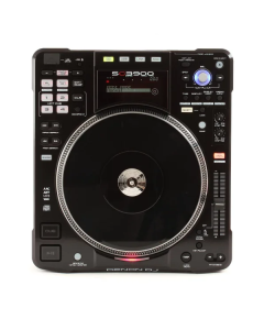 Denon DJ SC3900 professional media player CDJ style DJ deck with motorized platter USB playback and performance controls