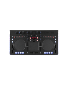 Korg KAOSS DJ compact touchpad DJ controller with built-in KAOSS effects and dual deck mixing controls