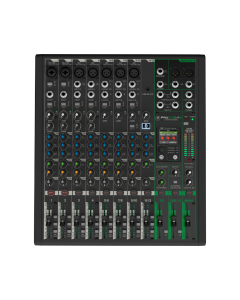Mackie ProFX12v3+ 12-channel USB-C mixer front panel