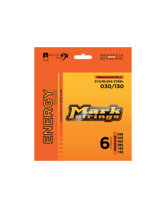 Markbass MB6ENSS30130LS Energy Stainless Steel Bass Strings 030–130 Long Scale 6-String Set
