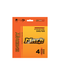 Markbass Energy Series stainless steel 4-string bass guitar strings set 045-065-085-105 long scale