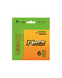Markbass DV6LGNP09046EL Legacy Nickel Plated Steel Electric Guitar Strings 009–046 Medium Light Set