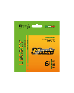 Markbass DV6LGNP01149EL Legacy Nickel Plated Steel Electric Guitar Strings 011–049 Heavy Medium Set