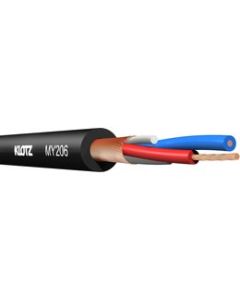 Klotz MY206SW.A professional microphone cable - PVC outer jacket 100m - Black