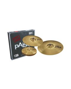 PAISTE PST 3 Universal Cymbal Set – 14″ Hi-Hat / 16″ Crash / 20″ Ride (000063USET)