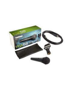 Shure PGA58-QTR, Cardioid Dynamic Vocal Microphone