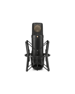 RØDE NT1 studio condenser microphone black with XLR output for vocal and instrument recording in professional studio setups