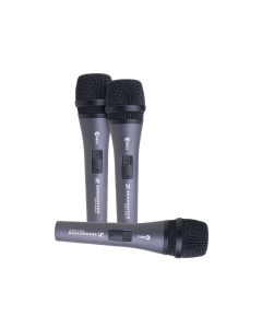 Sennheiser e 835-S 3-Pack Dynamic Vocal Microphone Set