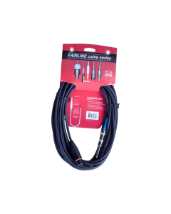 Superlux SFM20FP Unbalanced Signal Cable XLR3F to 6.3mm Mono Jack 20m