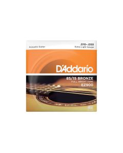 D'Addario EZ900 85/15 Bronze Acoustic Strings Extra Light 10-50