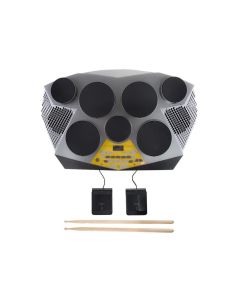 Medeli DD309 electronic drum kit with 7 pads, pedals and LCD display for home practice, beginner learning and MIDI recording