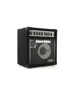 Hartke KM60 60W keyboard monitor amplifier with 10 inch speaker and built-in mixer for stage monitoring and keyboards