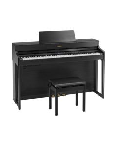 Roland HP702 Digital Piano - Charcoal Black