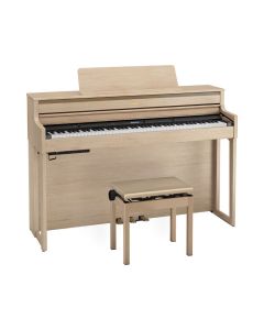 Roland HP704 Digital Piano - Light Oak